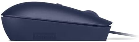 Lenovo 540 USB-C Wired Connection Computer Mouse for PC, Laptop, Computer with Windows or Chrome OS - Ambidextrous Design - 4 Button - Compact Size -Abyss Blue