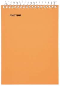 Mintra Office Small Spiral Notebooks (5x7 Top Spiral 4pk, Pastel)