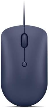 Lenovo 540 USB-C Wired Connection Computer Mouse for PC, Laptop, Computer with Windows or Chrome OS - Ambidextrous Design - 4 Button - Compact Size -Abyss Blue