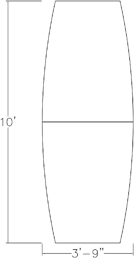 10-Person Boat Shaped Modular Conference Table With Power And Data | Harmony Series | 10' Meeting Room Table | Scratch-Resistant Laminate | Square Metal Bases & Natural Eucalyptus