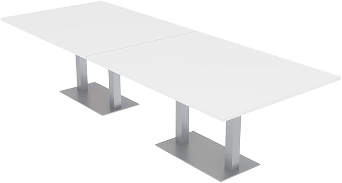 SKUTCHI DESIGNS INC. 10 Person Conference Room Table and Chairs Bundle | 10' Rectangle Conference Series Table and 10 AME Executive Chairs |Harmony Series