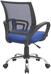 Naomi Home Executive Office Guest Chair Blue/Mid-Back