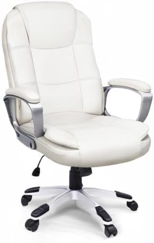OFIKA Home Office Chair, 400LBS Big and Tall Chair Heavy Duty Design, Ergonomic High Back Cushion Lumbar Back Support, Computer Desk Chair, Adjustable Executive Leather Chair with Armrest