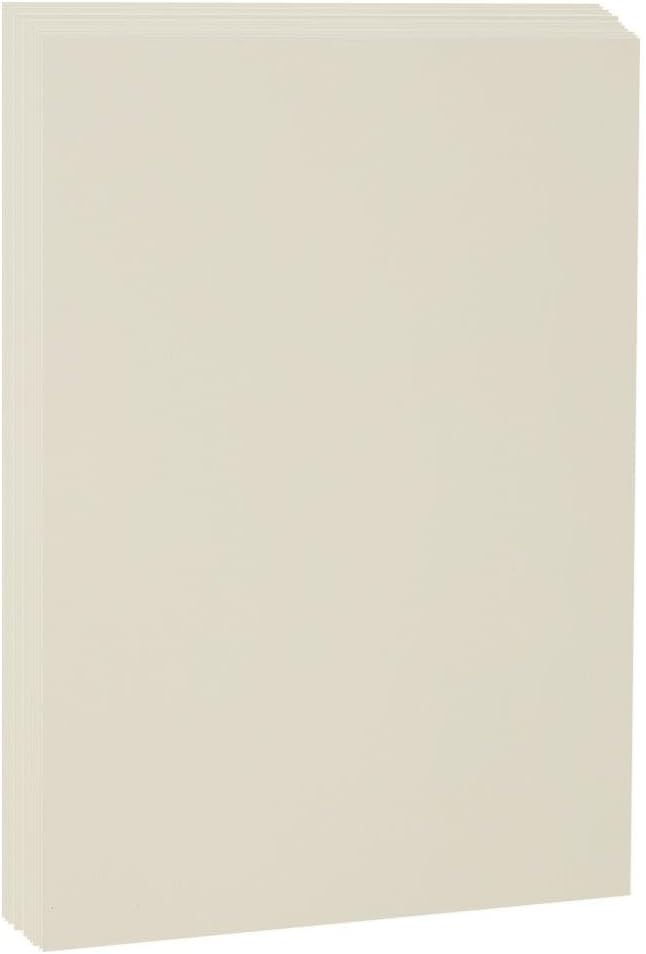 LUXPaper 8.5" x 11" Cardstock | Letter Size | Natural Linen | 100lb. Cover (183lb. Text) | 500 Qty