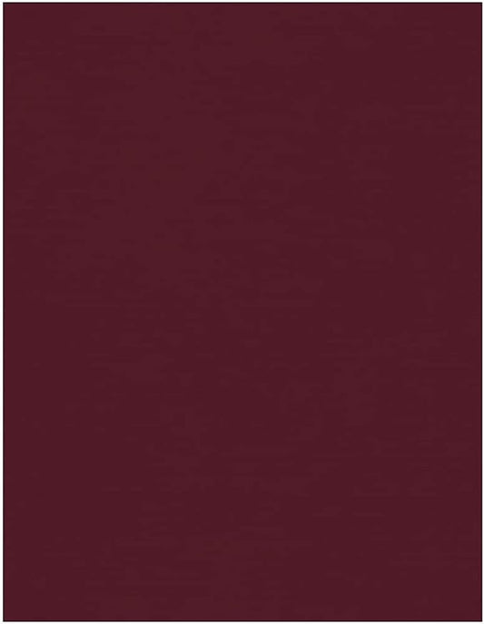 LUXPaper 8.5" x 11" Cardstock | Letter Size | Burgundy Linen | 100lb. Cover (183lb. Text) | 50 Qty