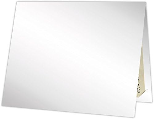 LUXPaper 9.5" x 12" Certificate Holders | White Gloss | 12pt. Cover | 25 Qty