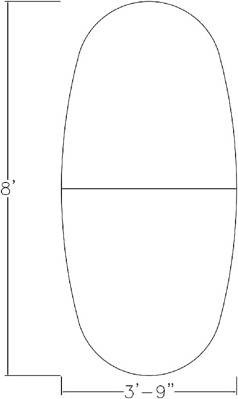 SKUTCHI DESIGNS INC. 8-Foot Conference Table with Metal Bases | Boat Oval Shape| Harmony Series | 8 Person | Natural Eucalyptus