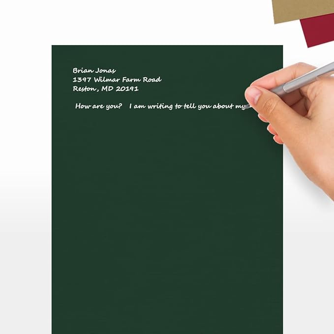 LUXPaper 8.5" x 11" Cardstock | Letter Size | Green Linen | 100lb. Cover (183lb. Text) | 500 Qty