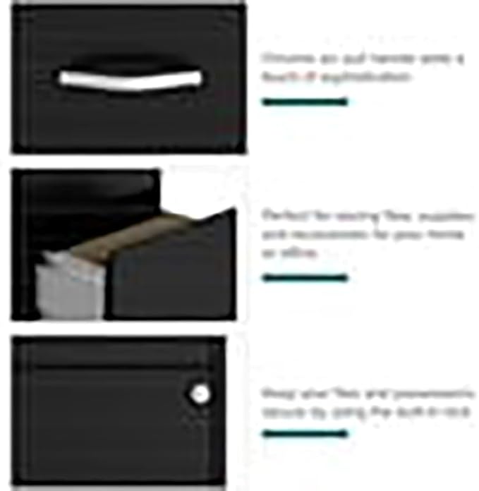 Pemberly Row 18" 3-Drawer Modern Metal Organizer File Cabinet in Black