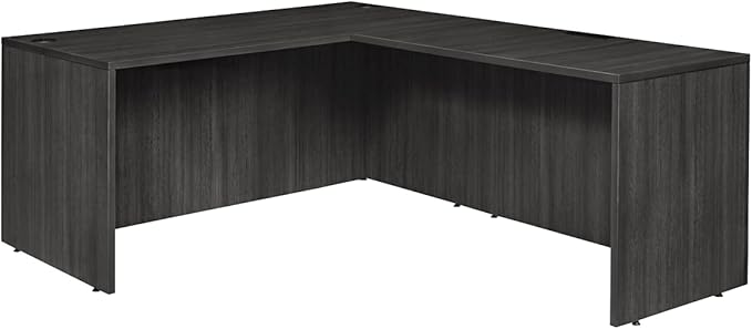 Regency Legacy 71 x 82 in. Executive L Desk Shell- Ash Grey