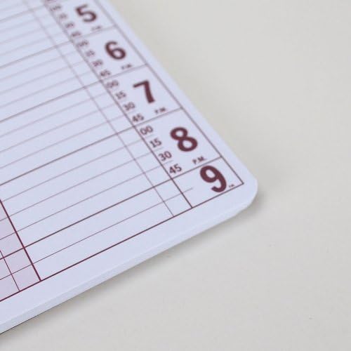 Notebook Planner, Appointment Book – Large 7" x 13.5" Undated 2025 Planner, Daily & Hourly Planner – Spiral Notebook Organizer for Scheduling Appointments (3 Columns)