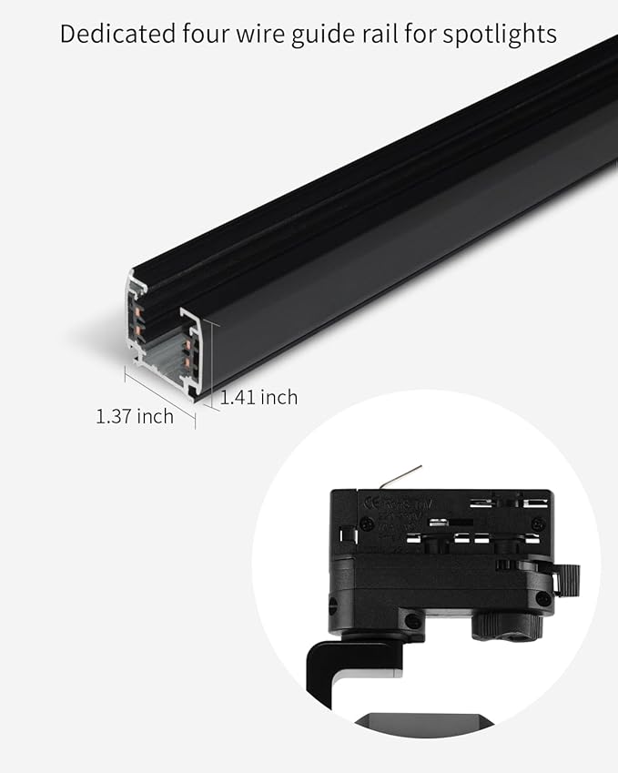 LED Track Light Head, 18W Shapeable Light, Adjustable Directional Aperture Shape for Museum Art Gallery Exhibition Art Picture 2700K