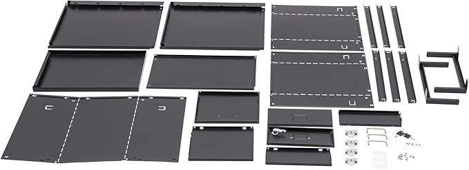 3 Drawers Rolling File Cabinet, Metal Filing Cabinets with Lock, 18.3 inch H Vertical Filing Cabinet Under Desk for Home Office, Heavy Duty Metal Storage Cabinet for A4/Letter/Legal Size File