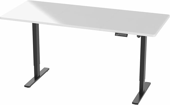 VIVO Electric Dry Erase 71 x 30 in Standing Desk, Memory Height Adjustment, 1B Series, Whiteboard Top Black Frame, DESK-KIT-1B7WE