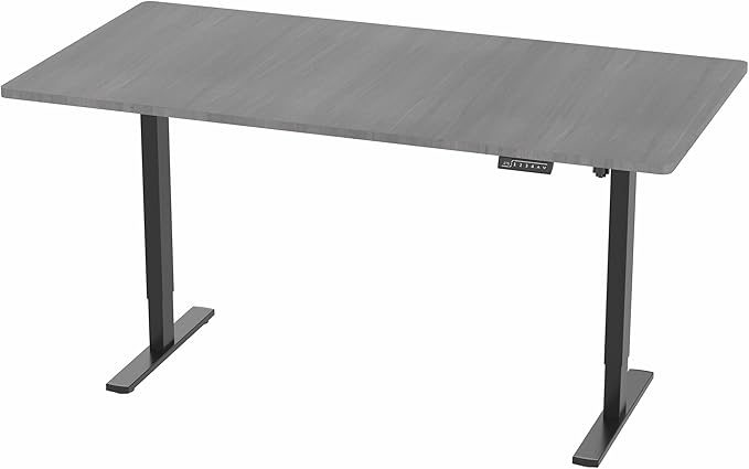 VIVO Electric 71 x 36 in Standing Desk, Memory Height Adjustment, 1B Series, Dark Gray Top Black Frame, DESK-KIT-1B7G-36