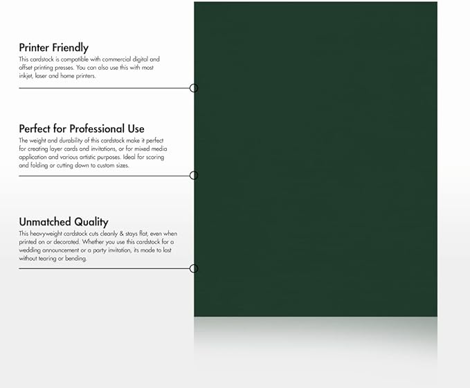 LUXPaper 8.5" x 11" Cardstock | Letter Size | Green Linen | 100lb. Cover (183lb. Text) | 250 Qty