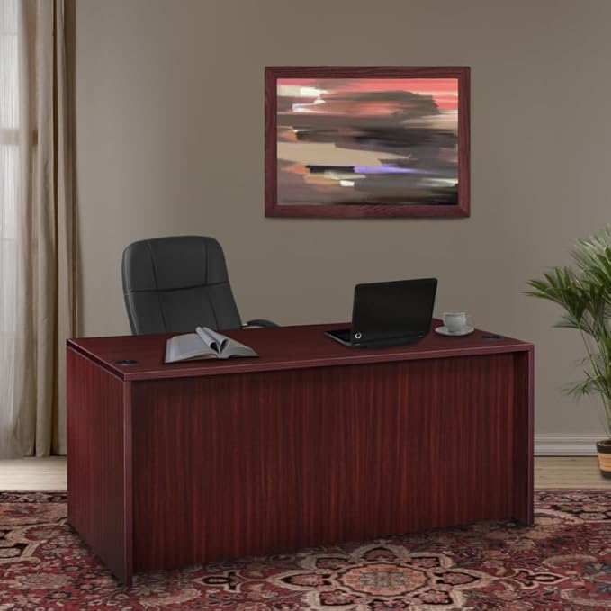 Regency Legacy Double Full Pedestal Desk 71" Mahogany