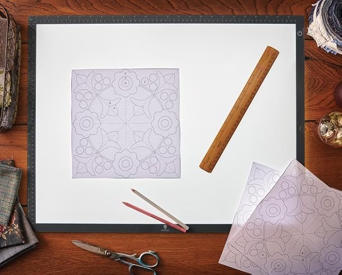 Ultra-Thin A4 LED Light Pad for Tracing & Drawing – Dimmable Brightness with Memory Function – Ideal for Artists, Designers & Crafters