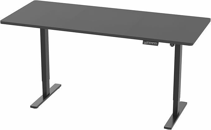VIVO Electric 71 x 30 in Standing Desk, Memory Height Adjustment, 1B Series, Black Top Black Frame, DESK-KIT-1B7B