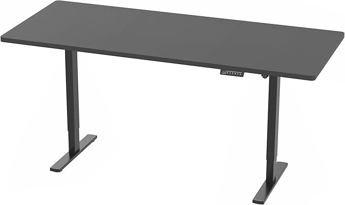 VIVO Large Electric 83 x 30 in Standing Desk, Memory Height Adjustment, 1B Series, Black Top Black Frame, DESK-KIT-1B8B