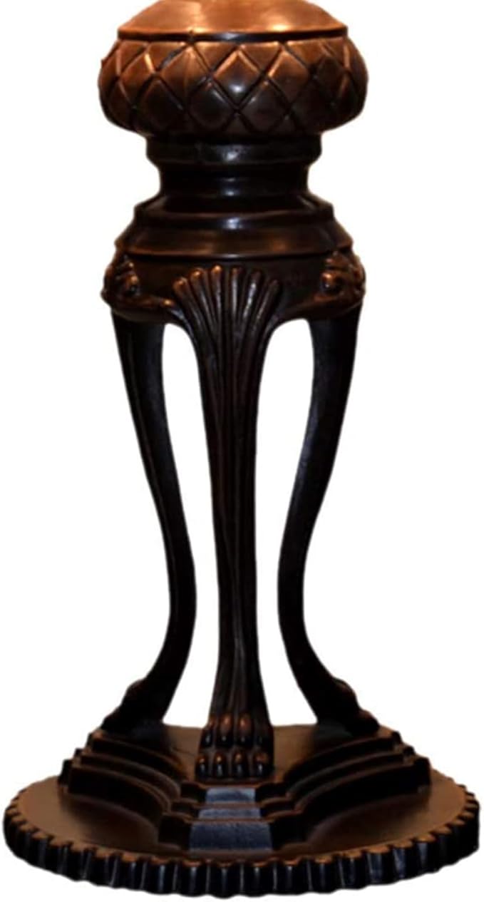 Tiffany Lamp Table Lamp Rose Dragonfly Tulip Wisteria Grape Peach Kapok Peony Apple Flower Design Stained Glass Lampshade Desk Lamp for Girl Living Room Iron Base W20 XH32,Peony