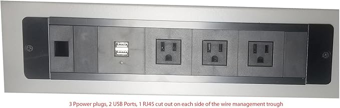 Lift It, 60"x24" Electric Double-Sided, Adjustable Height Standup Office Desk for Office or Home, Dual Motor, 4 Memory Digital Control with USB Charging, Charcoal Pattern Top, Silver Frame