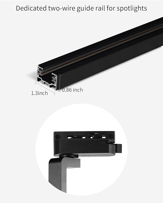 LED Track Light Head, 18W Shapeable Light, Adjustable Directional Aperture Shape for Museum Art Gallery Exhibition Art Picture 2700K