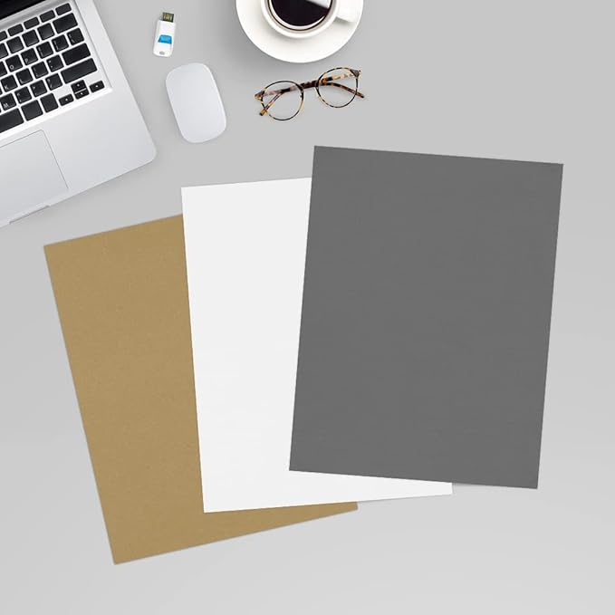 LUXPaper 8.5" x 11" Cardstock | Letter Size | Sterling Gray Linen | 100lb. Cover | 1,000 Qty