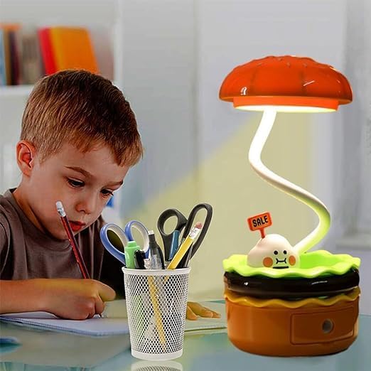 Generic Cute Desk Lamp,Table lamp,Night Lights,Hamburger Small Night lamp,Desk Accessories, Room Decor for Boys Girls Gifts, Yellow, SY-KD300