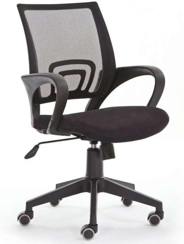 TRALT Ergonomic Office Chair - Desk Chair with Wave High Back Adjustable Lumbar Support Computer Chair - Gaming Chairs Mesh Backrest and PU Leather Seat
