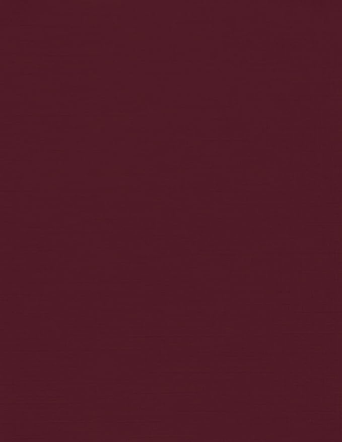 LUXPaper 8.5" x 11" Cardstock | Letter Size | Burgundy Linen | 100lb. Cover (183lb. Text) | 250 Qty
