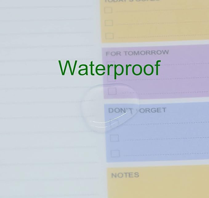 Undated to Do List Notepad Notebook Daily Planner 80 Sheets 6.5'' x 9.8'' Checklist Productivity Organizer for Work Academic Planner (Purple Pink Green)