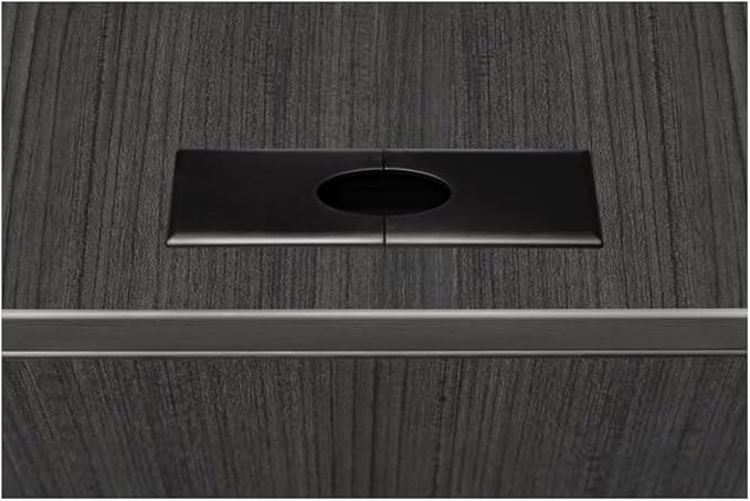 Regency Legacy 71 x 35 in. U Desk with Single Pedestal Drawer Unit- Ash Grey
