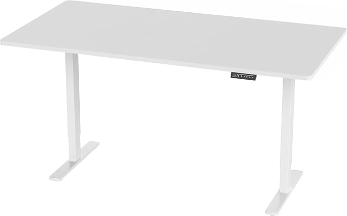 VIVO Electric 71 x 30 in Standing Desk, Memory Height Adjustment, 1B Series, White Top White Frame, DESK-KIT-1W7W