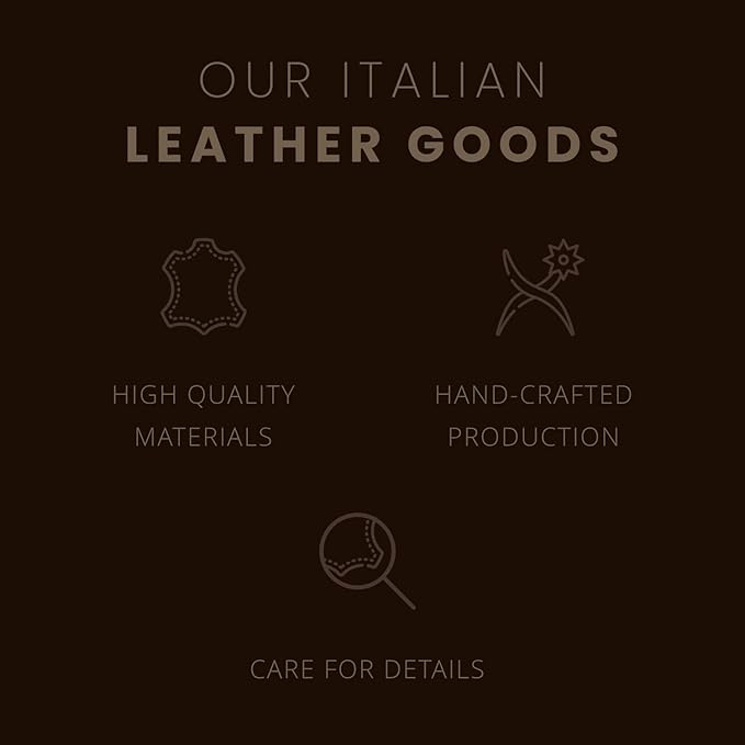Premium Maruse Leather Portfolio Padfolio - Executive Folio for Men and Women with Zipper, Folio Document Organizer, Laptop Sleeve, iPad Case and Folder - Made in Italy, Black