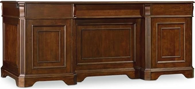 Hooker Furniture Distressed Medium Clear Cherry Executive Desk 281-10-583