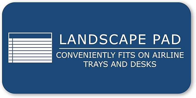 Roaring Spring Wide Landscape Pad, 74535, 40 Sheets, 11" x 9.5", Pack of 3
