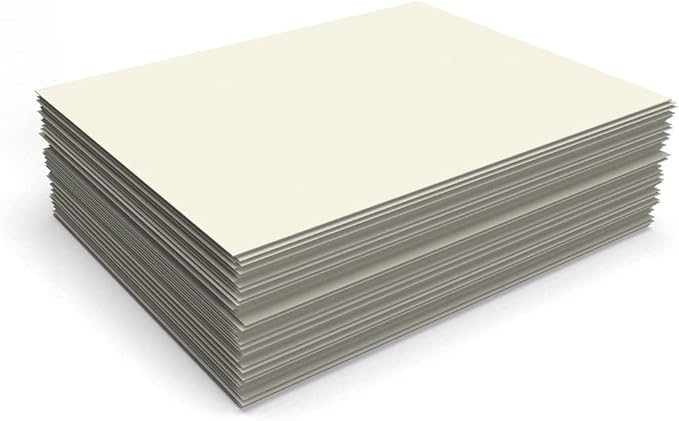 LUXPaper 8.5" x 11" Cardstock | Letter Size | Natural | 80lb. Cover | 50 Qty
