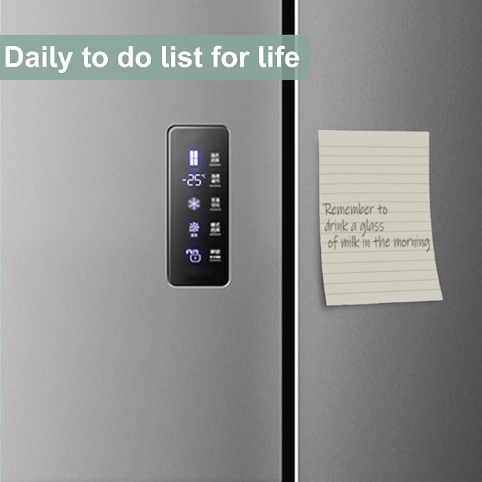 24 Pack Lined Sticky Notes 4X6 in Self Sticky Note Pads Colorful Post Stickies for Office, Home, School, Meeting, 50 Sheets/pad, Morandi