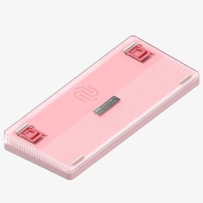 nuphy Halo75 V2 Mechancial Gaming Kyeboard,75% Wireless Hot Swappable Bluetooth Keyboard,83 Kyes RGB Backlit Keyboard,Support Bluetooth/2.4GHz/USB-C (Pink, Raspberry (46gf))