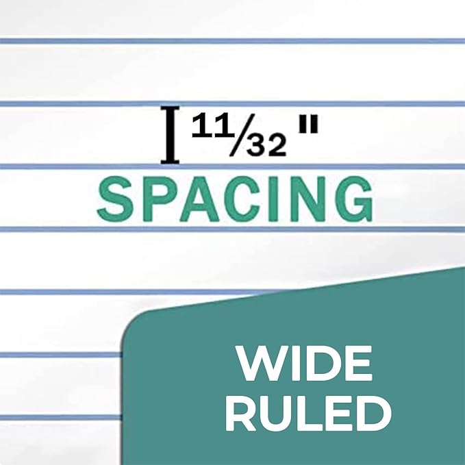 Rosmonde 576 Pack (Pallet) Loose Leaf Paper Bulk, 86400 Sheets, Wide Ruled, Pallet of Filler Paper, 150 Sheets/Pack, 8 x 10.5", 3 Hole Punched, 56 Gsm Thick Sheets, School & Office, 4-7 Days Transit