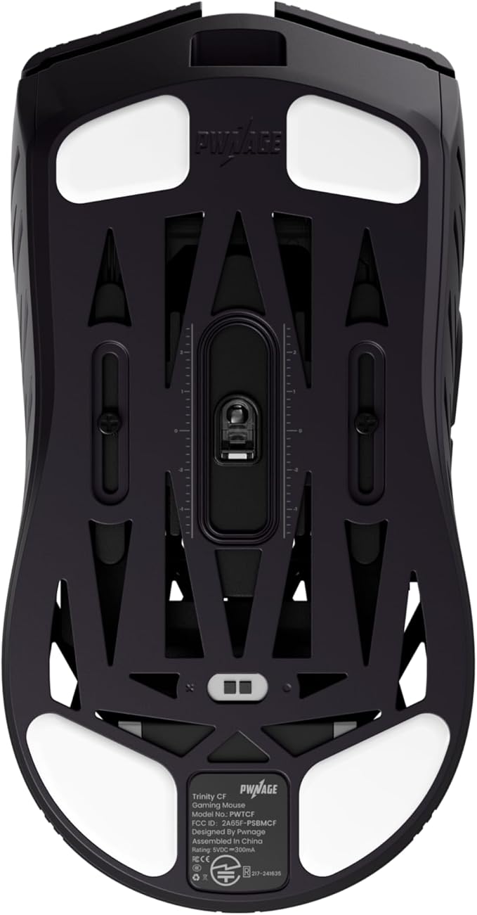 PWNAGE Trinity Wireless Gaming Mouse 8kHz - 39 Grams Ultralight Esports Pro Gamer Flawless Professional Custom Xero PAW3950 Optical Sensor 36,000 DPI - 8000Hz -100% PTFE Skates Symm 2 - Sakura Samurai