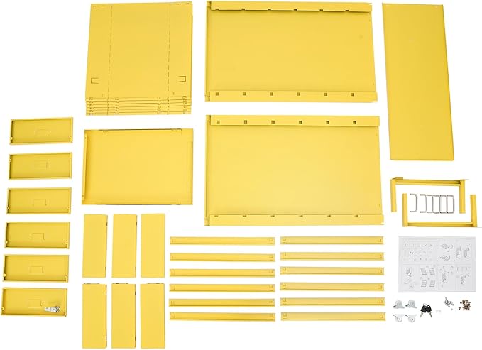 DYRABREST 6 Drawers Rolling File Cabinet, Metal Filing Cabinets with Lock, 27 inch H Vertical Filing Cabinet Under Desk for Home Office, Heavy Duty Metal Storage Cabinet for A4/Letter/Legal Size File