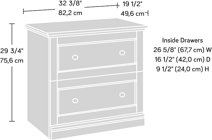 Sauder Barrister Lane Lateral File, Sindoori Mango Finish