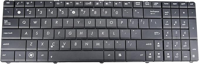 Replacement Keyboard for ASUS n53 k54l x55 x55u x55a x54c x54h x54hy x54xb x55vd x55c r500 f55 f75 Series Laptop Black US Layout