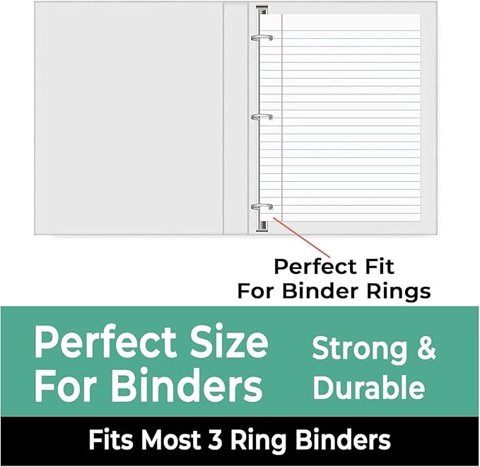 Rosmonde 576 Pack (Pallet) Loose Leaf Paper Bulk, 86400 Sheets, College Ruled, Pallet of Filler Paper, 150 Sheets/Pack, 8 x 10.5",3 Hole Punched, 56 Gsm Thick Paper, School & Office, 4-7 Days Transit