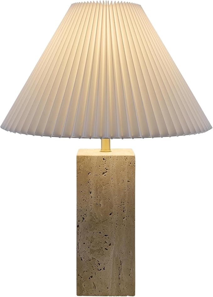 Livabliss x Galey Alix Autumn Laurel Modern Table Lamp, 22" H x 14" W x 14" D, Natural