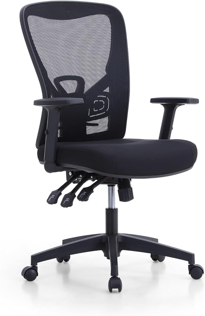 MAISON ARTS Ergonomic Mesh Office Chair, High Back Computer Task Chair Desk Chair with Adjustable Armrest and Lumbar Support for Home Office