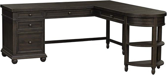 LIBERTY FURNITURE INDUSTRIES, INC. Harvest Home Opt L Shaped Desk Set