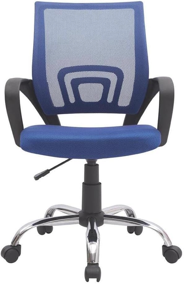 Naomi Home Executive Office Guest Chair Blue/Mid-Back